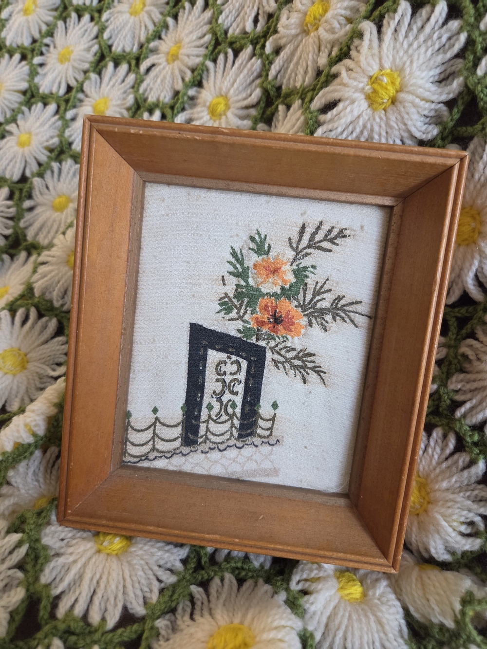 Cottagecore  Floral Fabric Wall Art